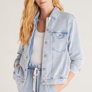 Z Supply Knit Denim Jacket